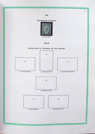 1920-1997, Collection de France neuf, en 4 volumes,