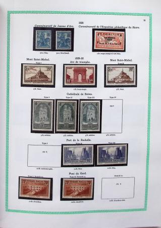 1920-1997, Collection de France neuf, en 4 volumes,