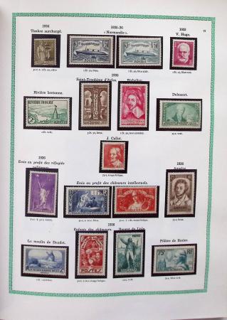 1920-1997, Collection de France neuf, en 4 volumes,