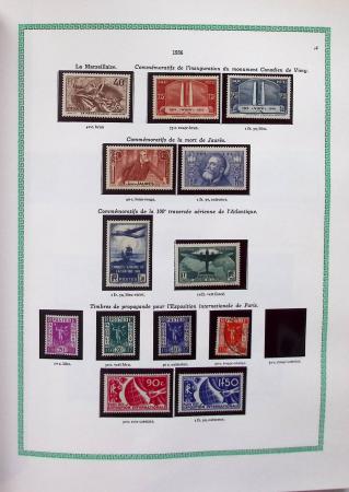 1920-1997, Collection de France neuf, en 4 volumes,