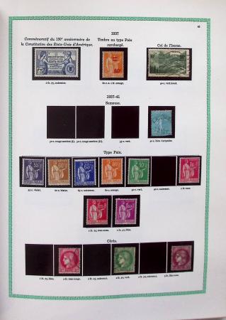 1920-1997, Collection de France neuf, en 4 volumes,