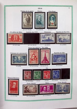 1920-1997, Collection de France neuf, en 4 volumes,