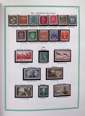 1920-1997, Collection de France neuf, en 4 volumes,