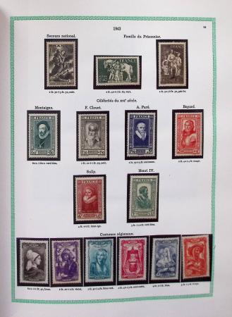1920-1997, Collection de France neuf, en 4 volumes,