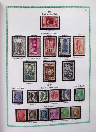 1920-1997, Collection de France neuf, en 4 volumes,