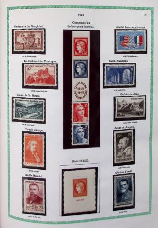 1920-1997, Collection de France neuf, en 4 volumes,