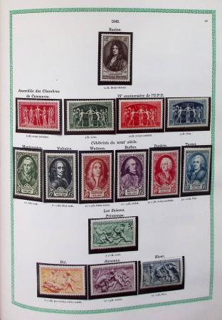 1920-1997, Collection de France neuf, en 4 volumes,