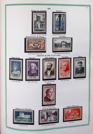 1920-1997, Collection de France neuf, en 4 volumes,