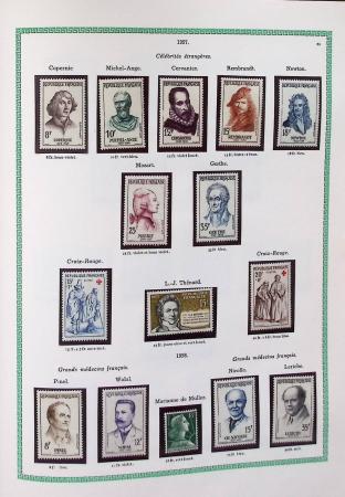 1920-1997, Collection de France neuf, en 4 volumes,