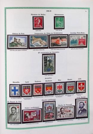 1920-1997, Collection de France neuf, en 4 volumes,