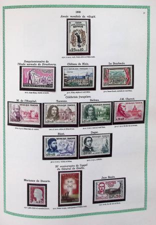 1920-1997, Collection de France neuf, en 4 volumes,