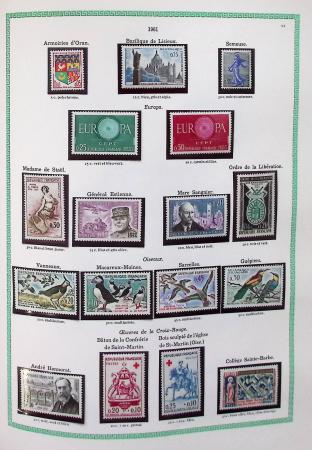 1920-1997, Collection de France neuf, en 4 volumes,