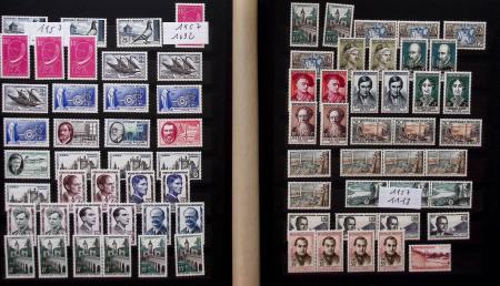 1920-1997, Collection de France neuf, en 4 volumes,