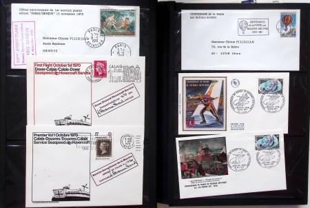 1950-2002, Lot de France en 9 volumes, rangé soit par