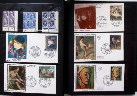 1950-2002, Lot de France en 9 volumes, rangé soit par