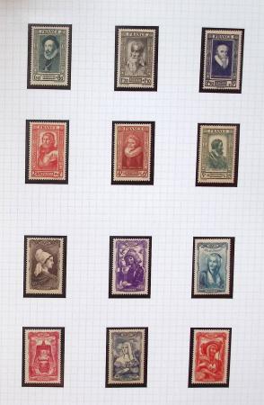 1950-2002, Lot de France en 9 volumes, rangé soit par