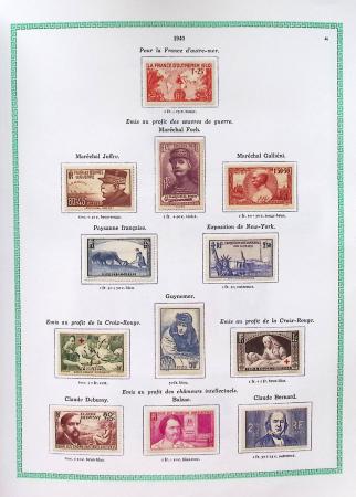 1927-2018, Collection de France neufs en 8 volumes,