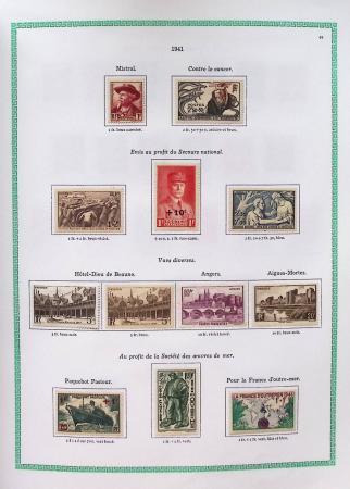 1927-2018, Collection de France neufs en 8 volumes,