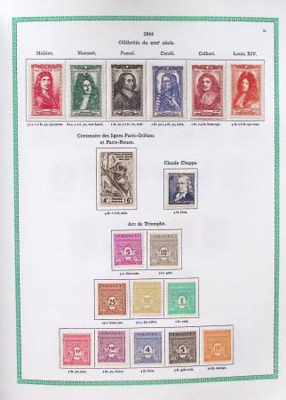 1927-2018, Collection de France neufs en 8 volumes,