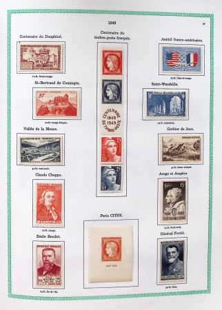 1927-2018, Collection de France neufs en 8 volumes,