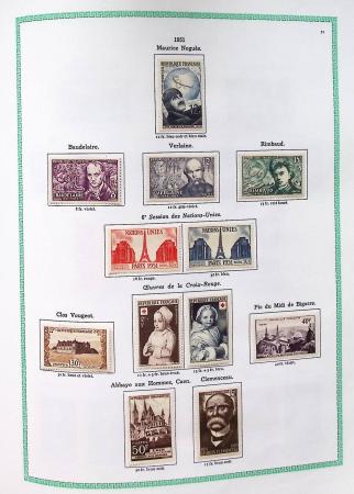 1927-2018, Collection de France neufs en 8 volumes,