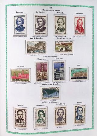 1927-2018, Collection de France neufs en 8 volumes,