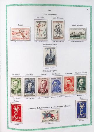 1927-2018, Collection de France neufs en 8 volumes,