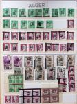 1962 Collection intéressante sur les surcharges EA