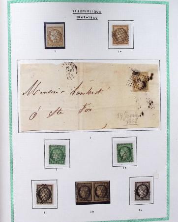 1849-1910, Jolie collection de France avec une belle