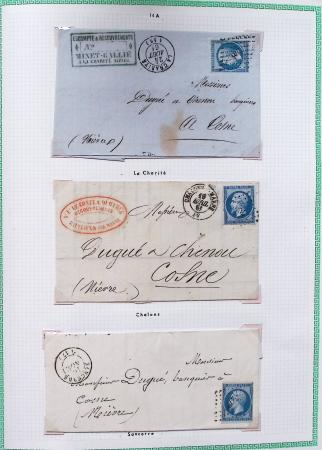 1849-1910, Jolie collection de France avec une belle