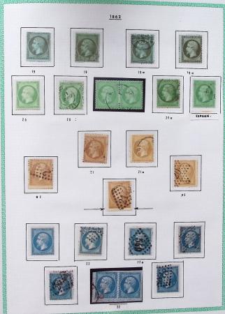 1849-1910, Jolie collection de France avec une belle