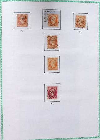 1849-1910, Jolie collection de France avec une belle