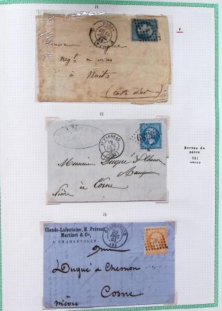 1849-1910, Jolie collection de France avec une belle
