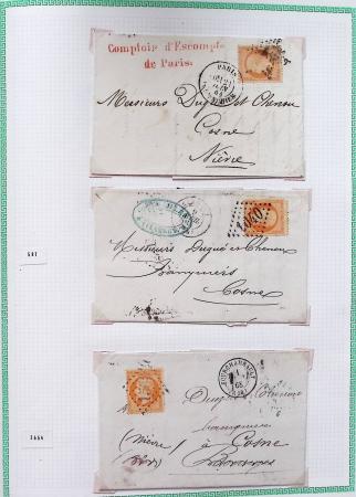 1849-1910, Jolie collection de France avec une belle
