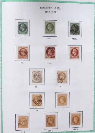 1849-1910, Jolie collection de France avec une belle