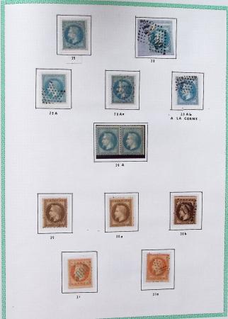 1849-1910, Jolie collection de France avec une belle