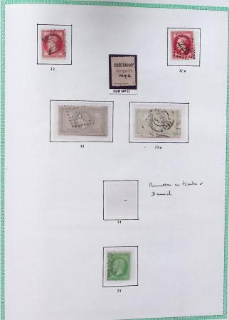 1849-1910, Jolie collection de France avec une belle