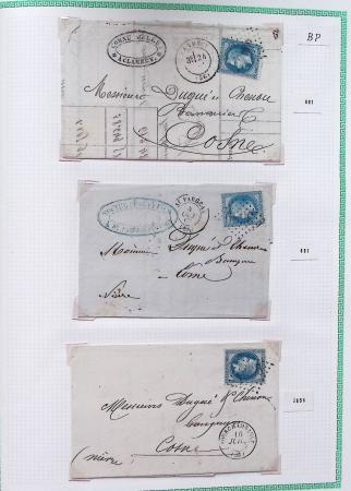 1849-1910, Jolie collection de France avec une belle