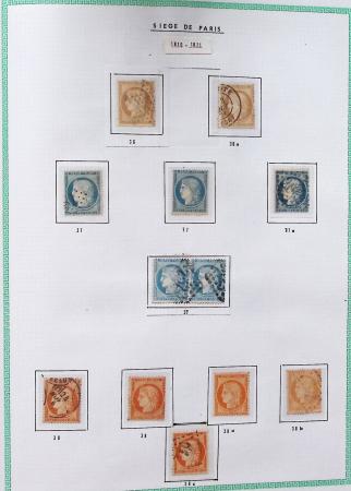 1849-1910, Jolie collection de France avec une belle