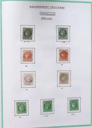 1849-1910, Jolie collection de France avec une belle