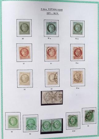 1849-1910, Jolie collection de France avec une belle