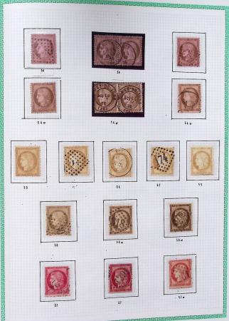 1849-1910, Jolie collection de France avec une belle