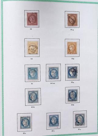 1849-1910, Jolie collection de France avec une belle