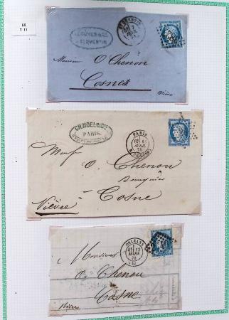 1849-1910, Jolie collection de France avec une belle