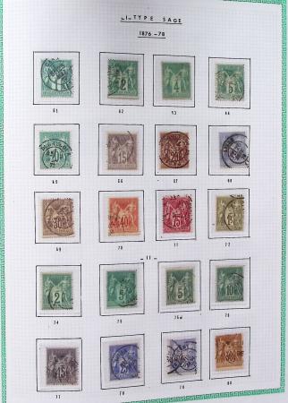 1849-1910, Jolie collection de France avec une belle