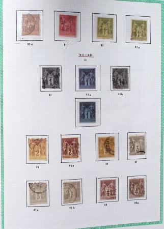 1849-1910, Jolie collection de France avec une belle