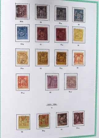 1849-1910, Jolie collection de France avec une belle