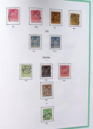 1849-1910, Jolie collection de France avec une belle