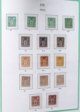 1849-1910, Jolie collection de France avec une belle