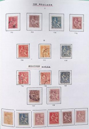 1849-1910, Jolie collection de France avec une belle
